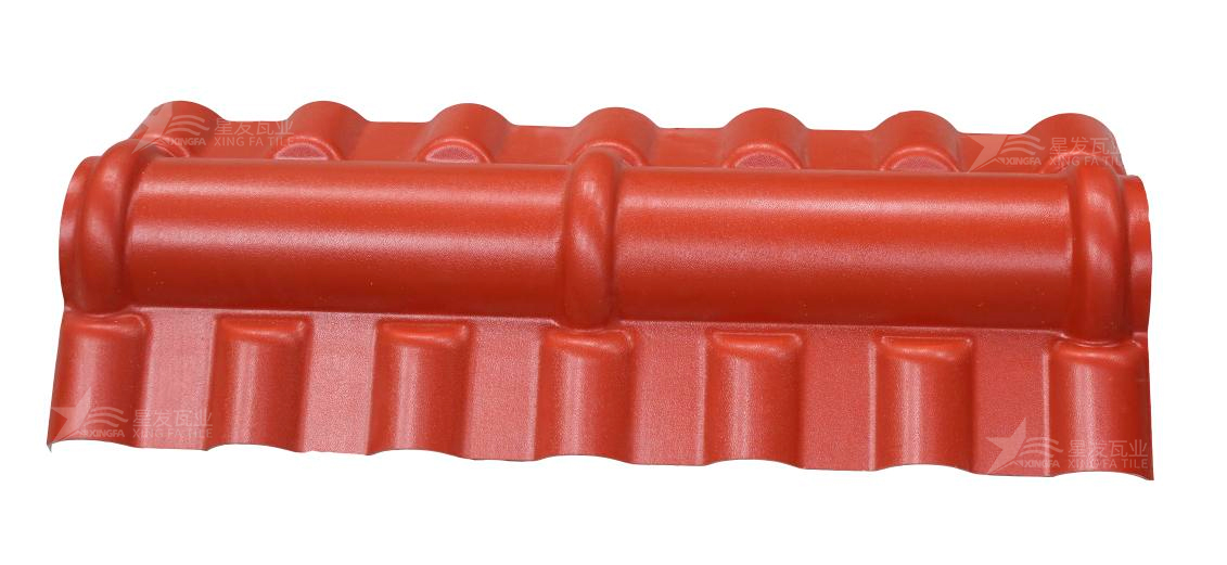 關于合成樹脂瓦正脊瓦寬度、規(guī)格、形狀的介紹。