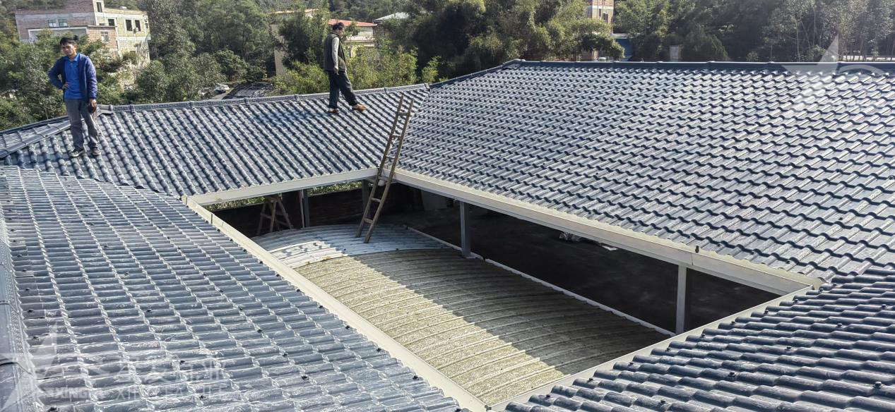 如何保證合成樹脂瓦屋面防水效果？正確的坡度很關(guān)鍵